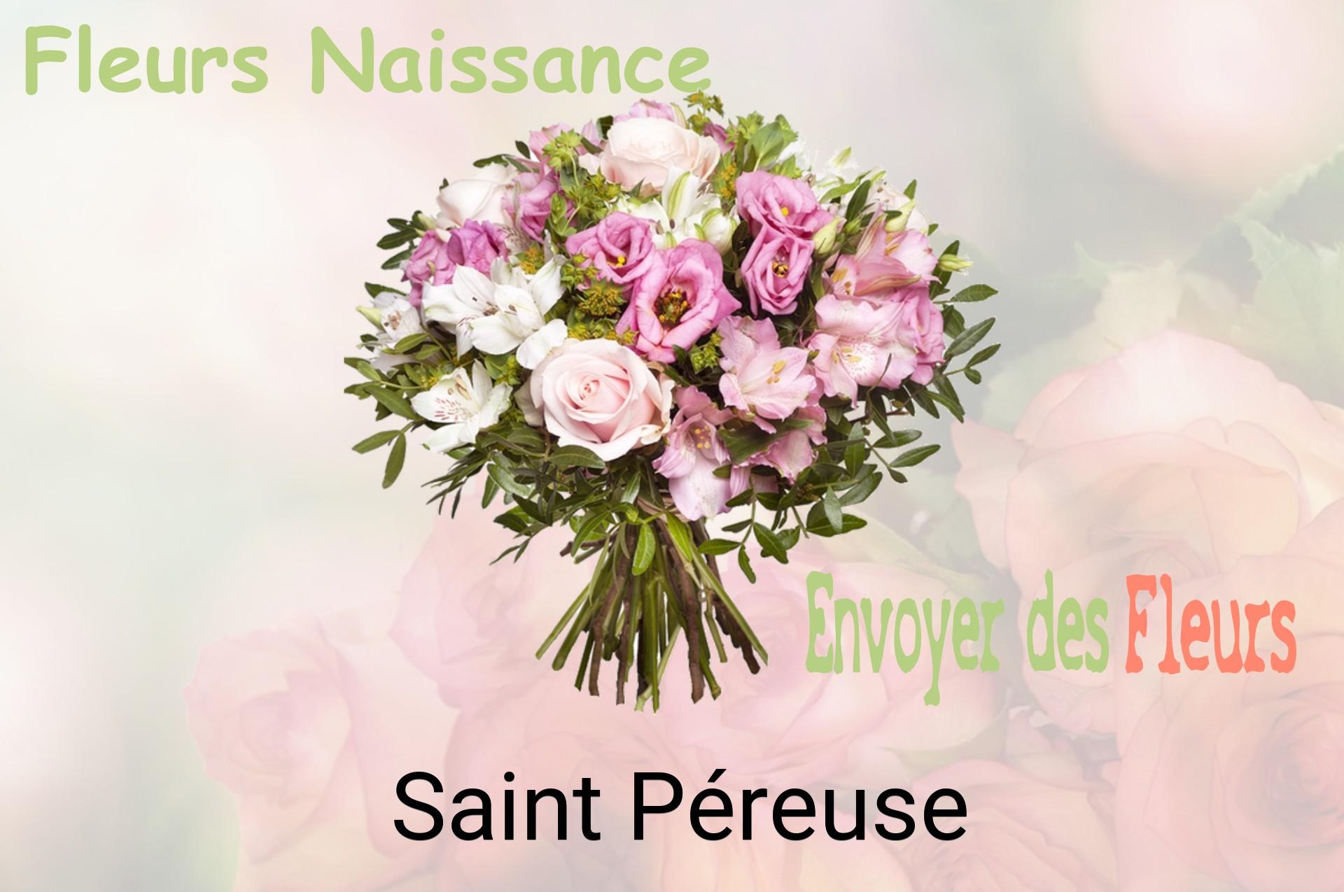 Bouquet de fleurs de naissance livré à Saint-Péreuse